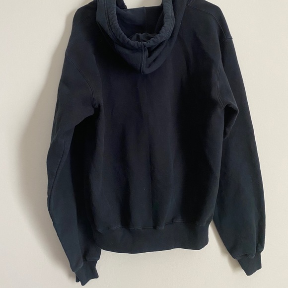 Black Authentic Champion Zip Up Size M - Picture 2 of 4